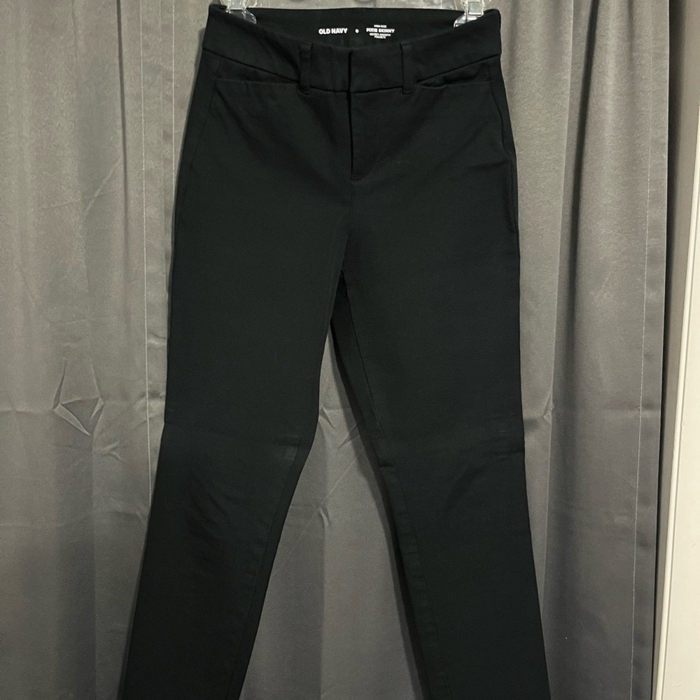 Old Navy Black Straight Leg Pants Professional Wear